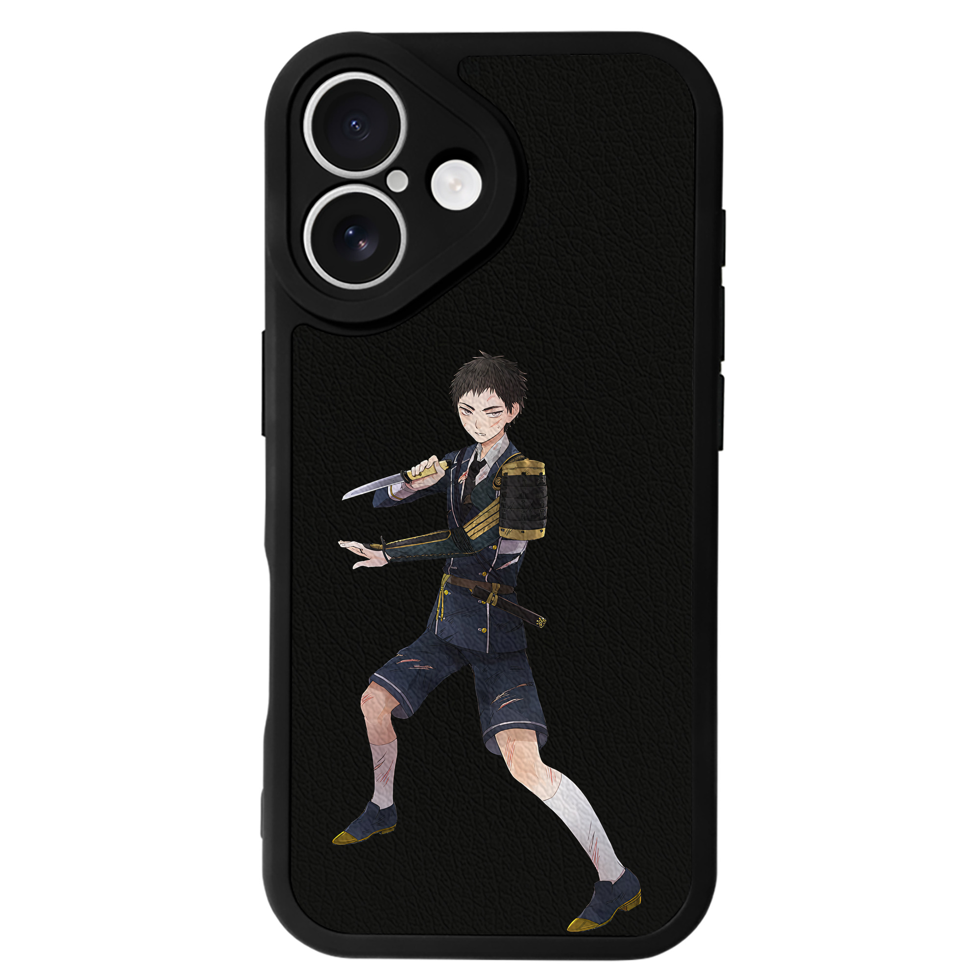 （画像用） 刀剣乱舞 Touken Ranbu 【iPhone 16シリーズ対応】シリコンスマホケース（レザー調） 材質：シリコン